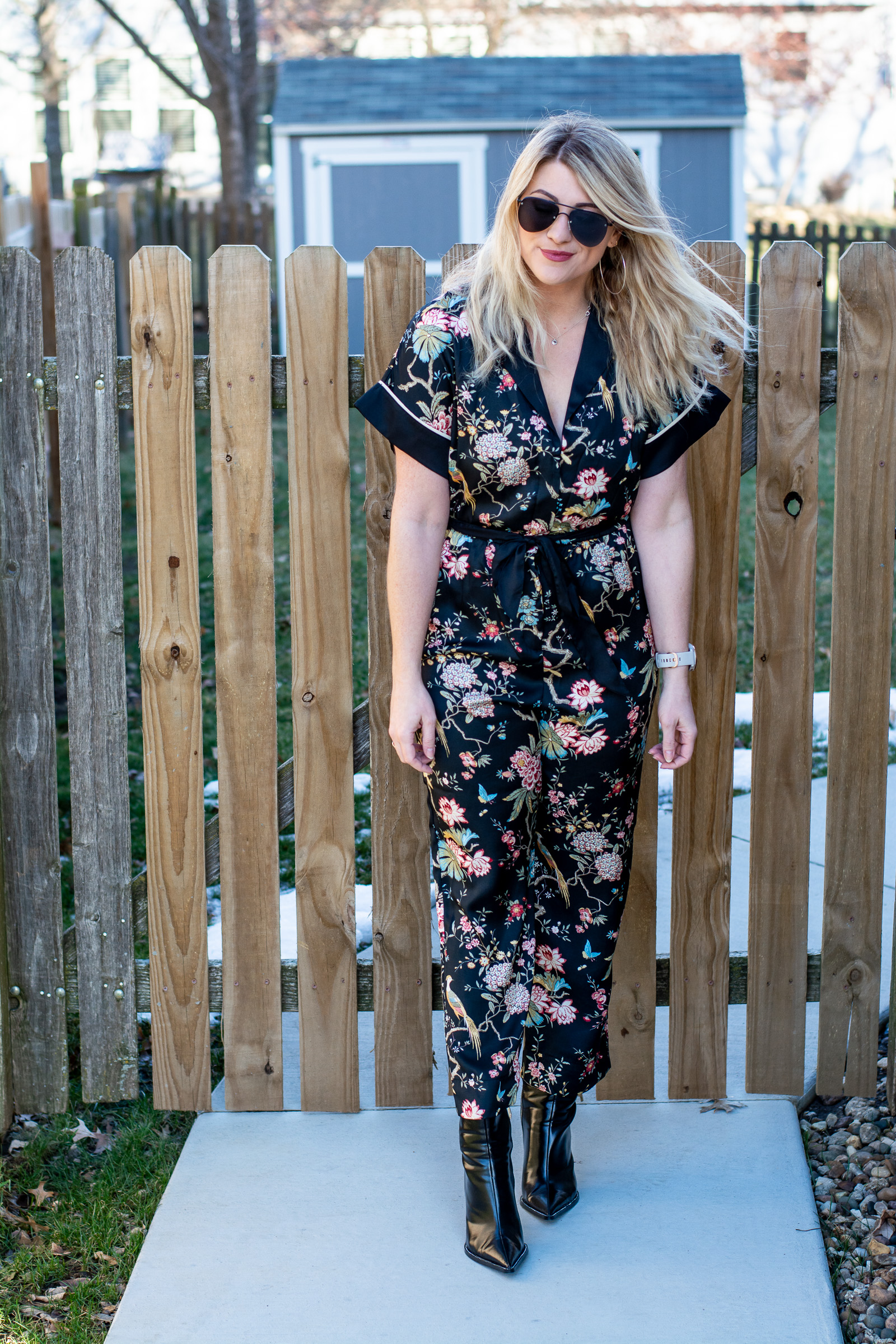 Printed Jumpsuit. | Le Stylo Rouge