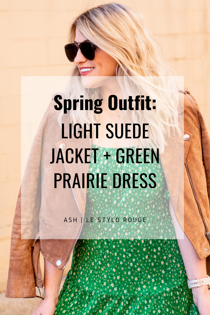 Spring Outfit Idea: Light Suede Jacket. | LSR
