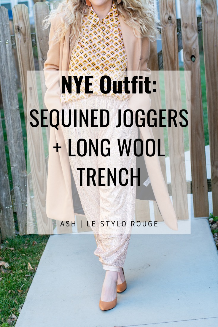 NYE Outfit Idea: Sequined Joggers. | LSR