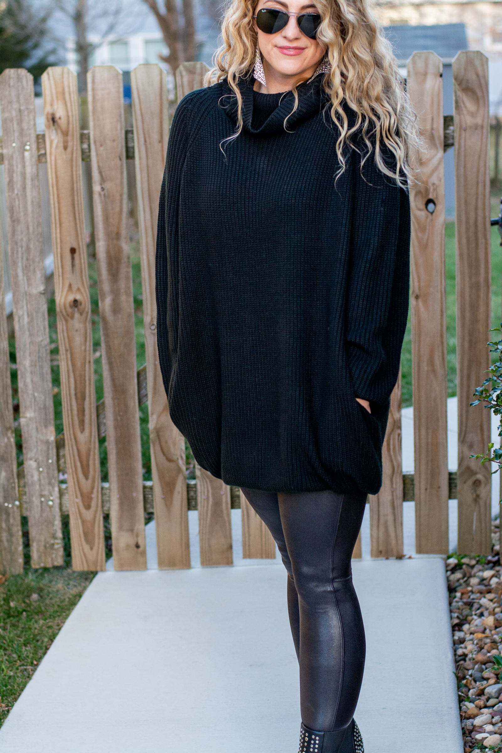 Affordable Find: Black Amazon Tunic Sweater. | LSR
