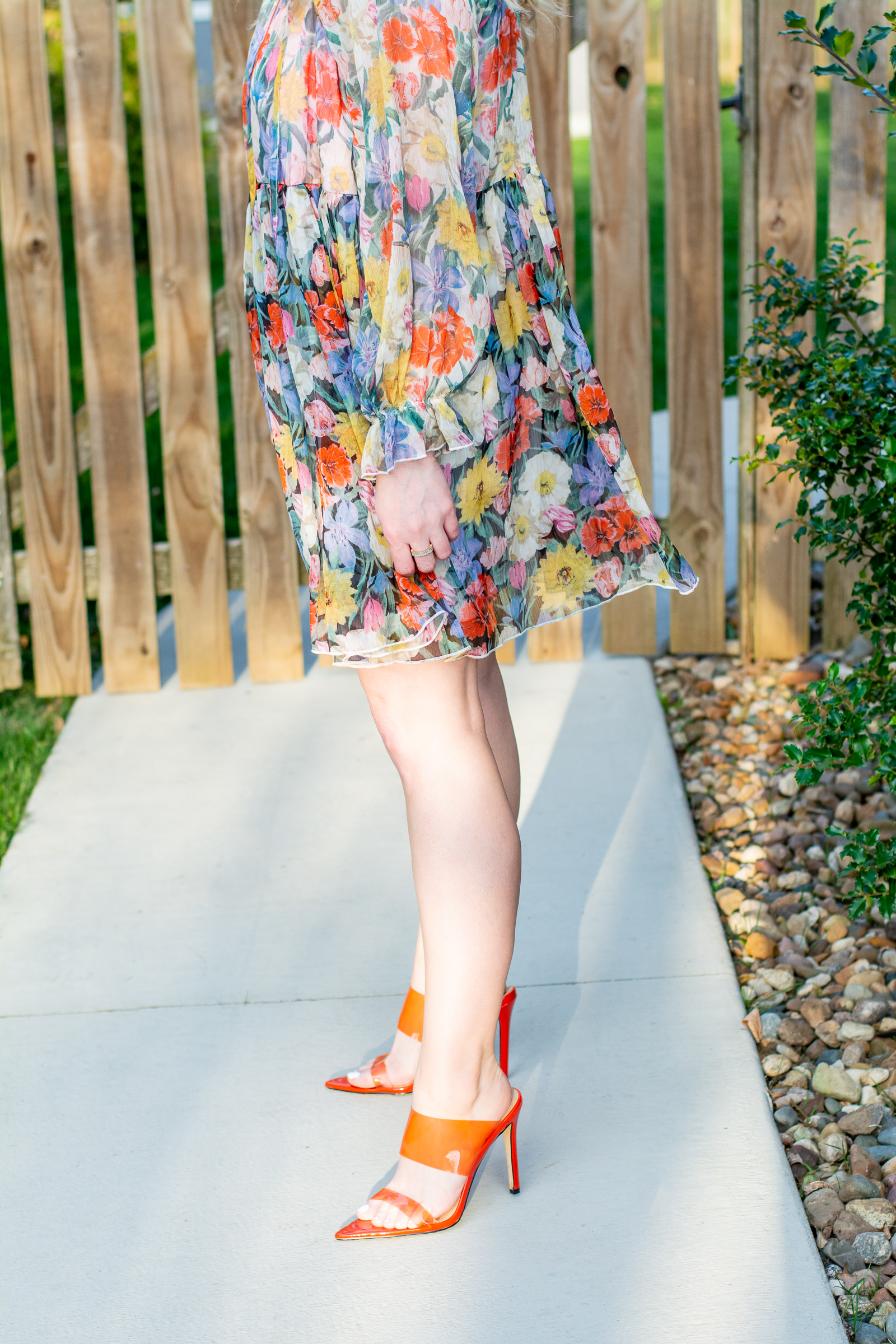 Orange Translucent Heels under $40. | LSR
