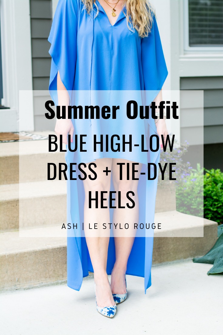 Sumer Outfit: Blue High-Low Dress. | LSR