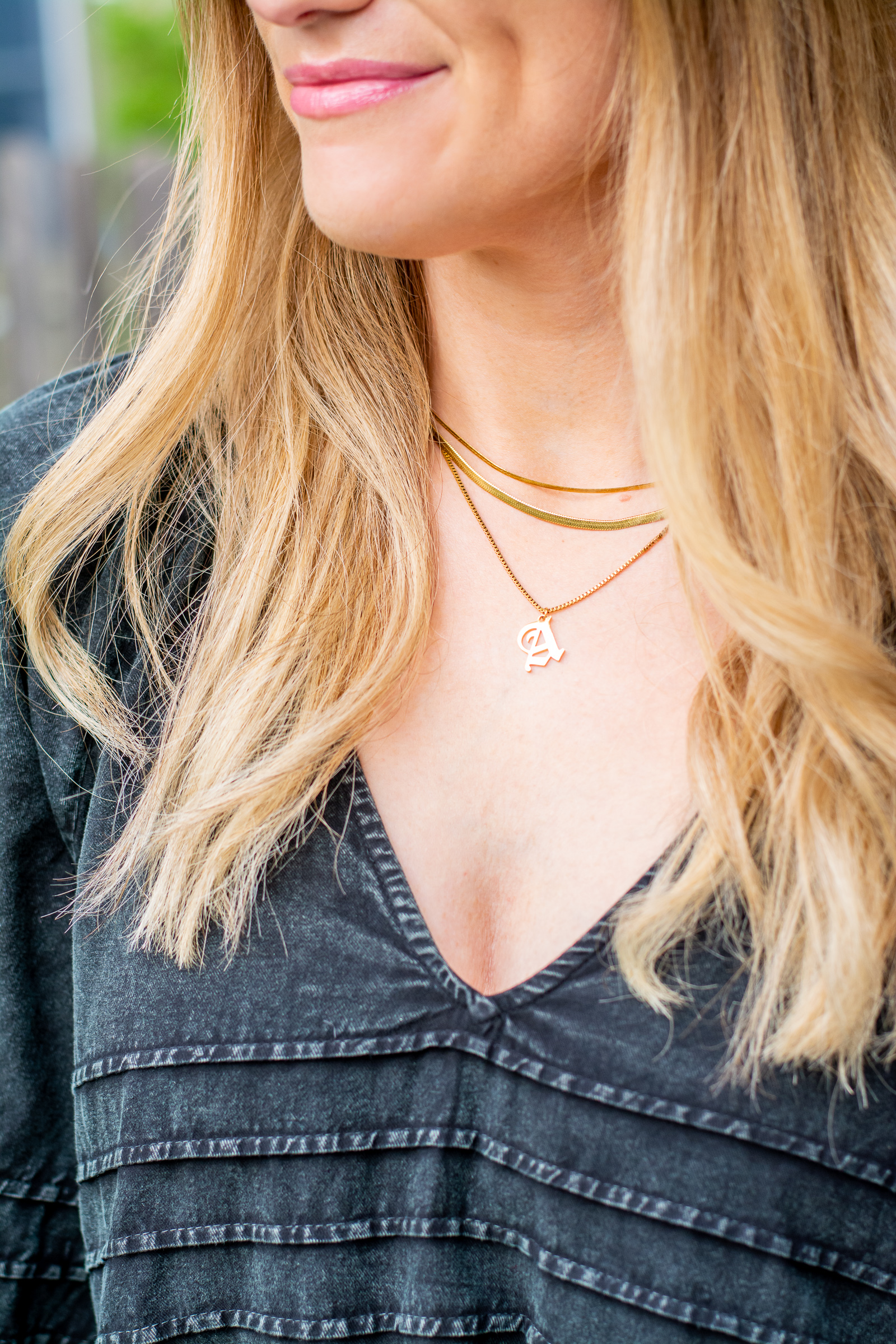 Layering Gold Necklaces for Summer. | LSR