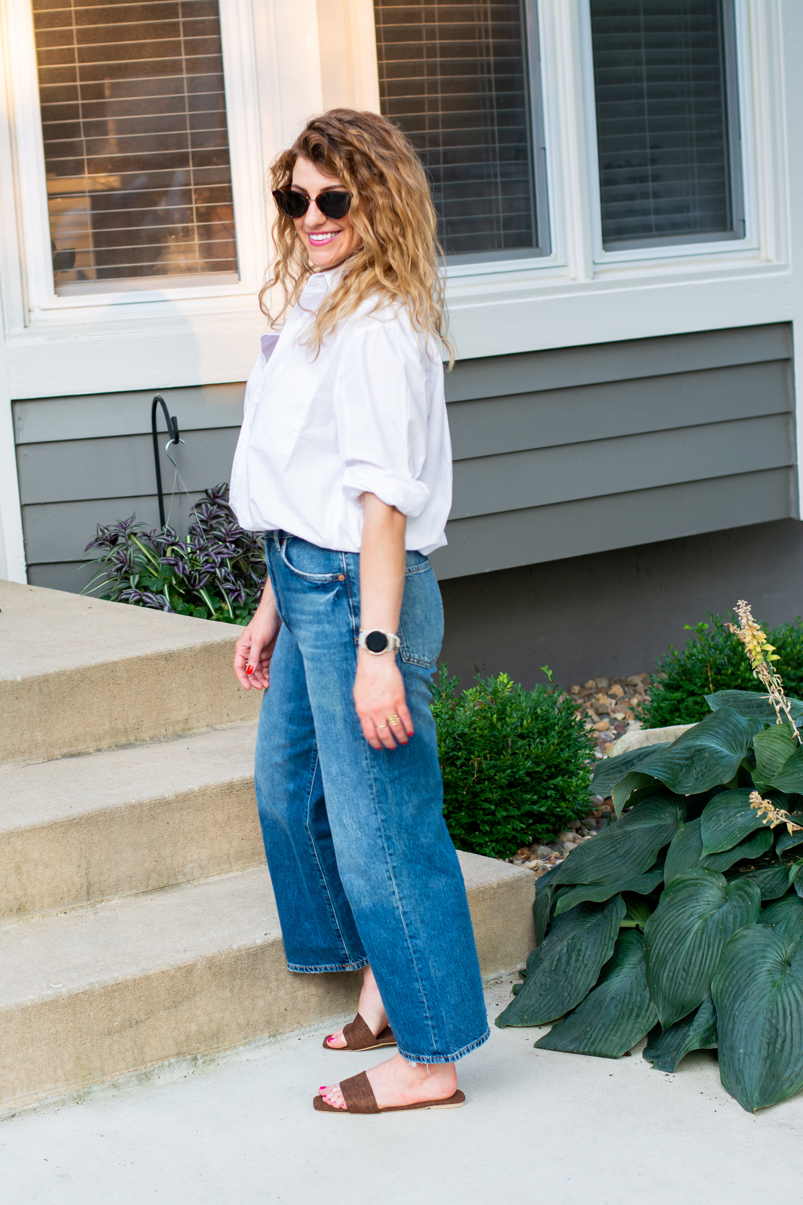 Oversized White Button-up Outfit Remix. | LSR