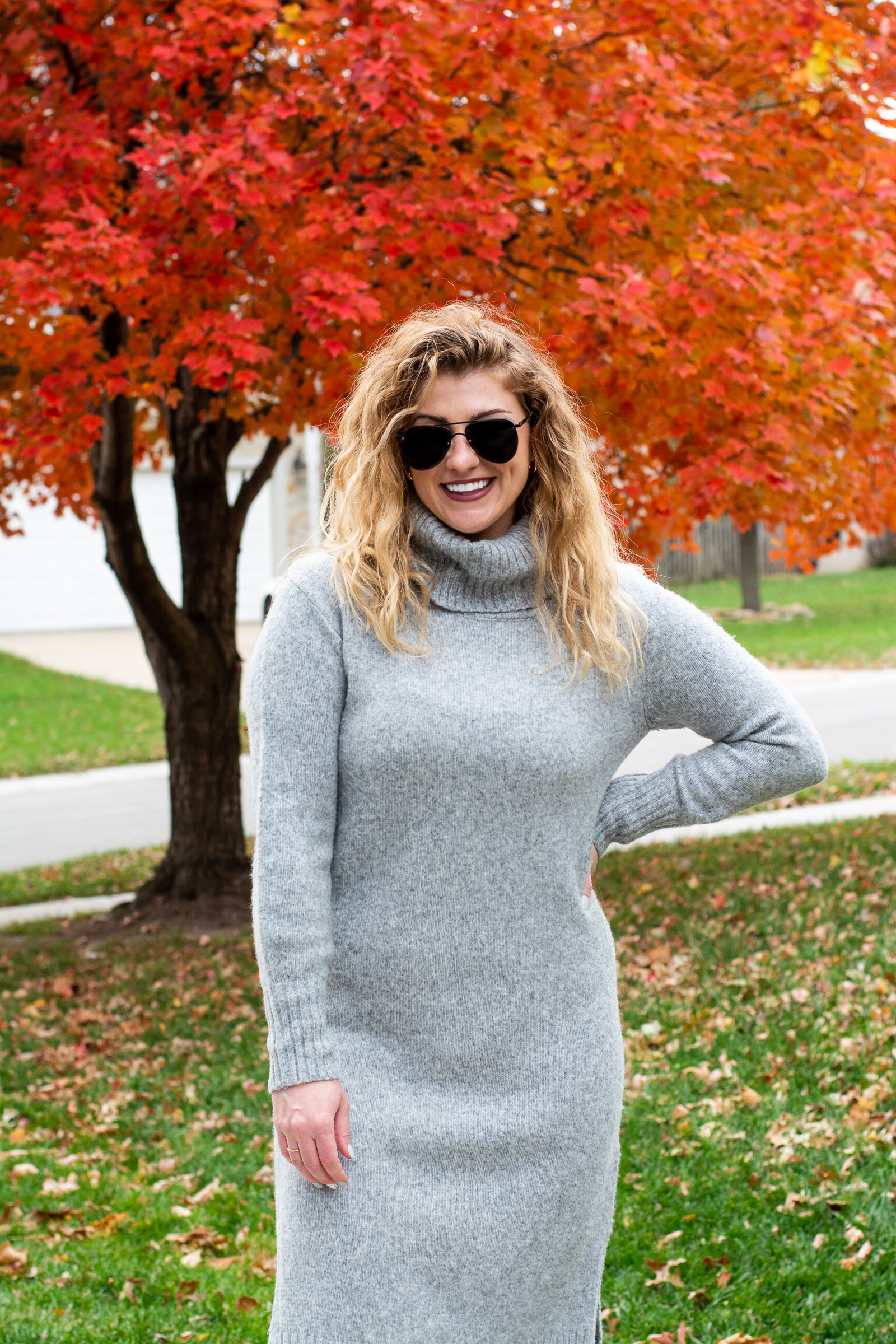 Gray Sweater Dress. | LSR