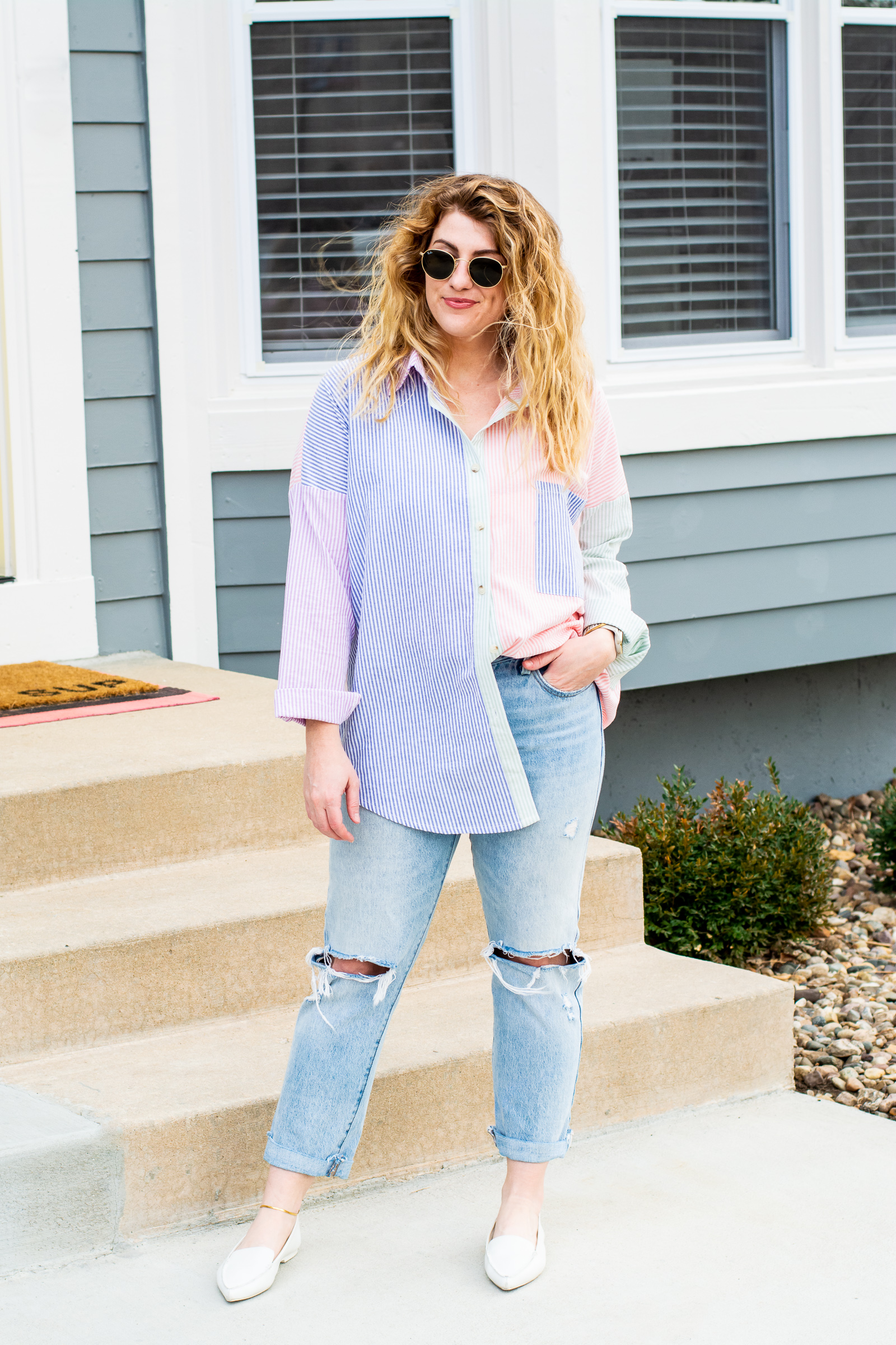 80s Dad Easter Button-Up + Levi's. | LSR