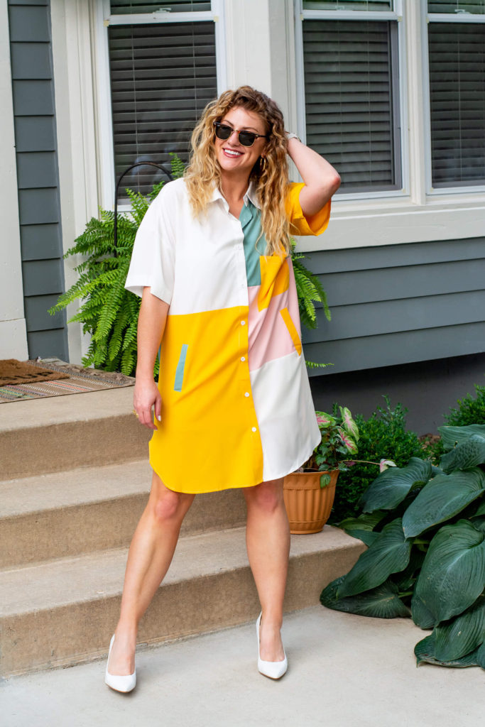 80s Dress and White Pumps for Summer. | LSR