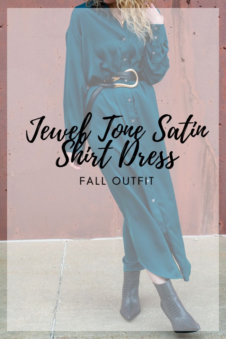 Jewel Tone Satin Dress for Early Fall. | LSR