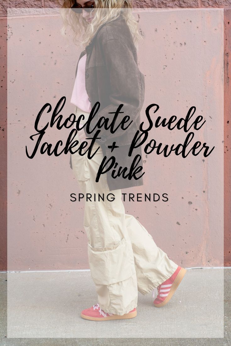 Spring Trend: Chocolate Brown Suede and Powder Pink. | LSR