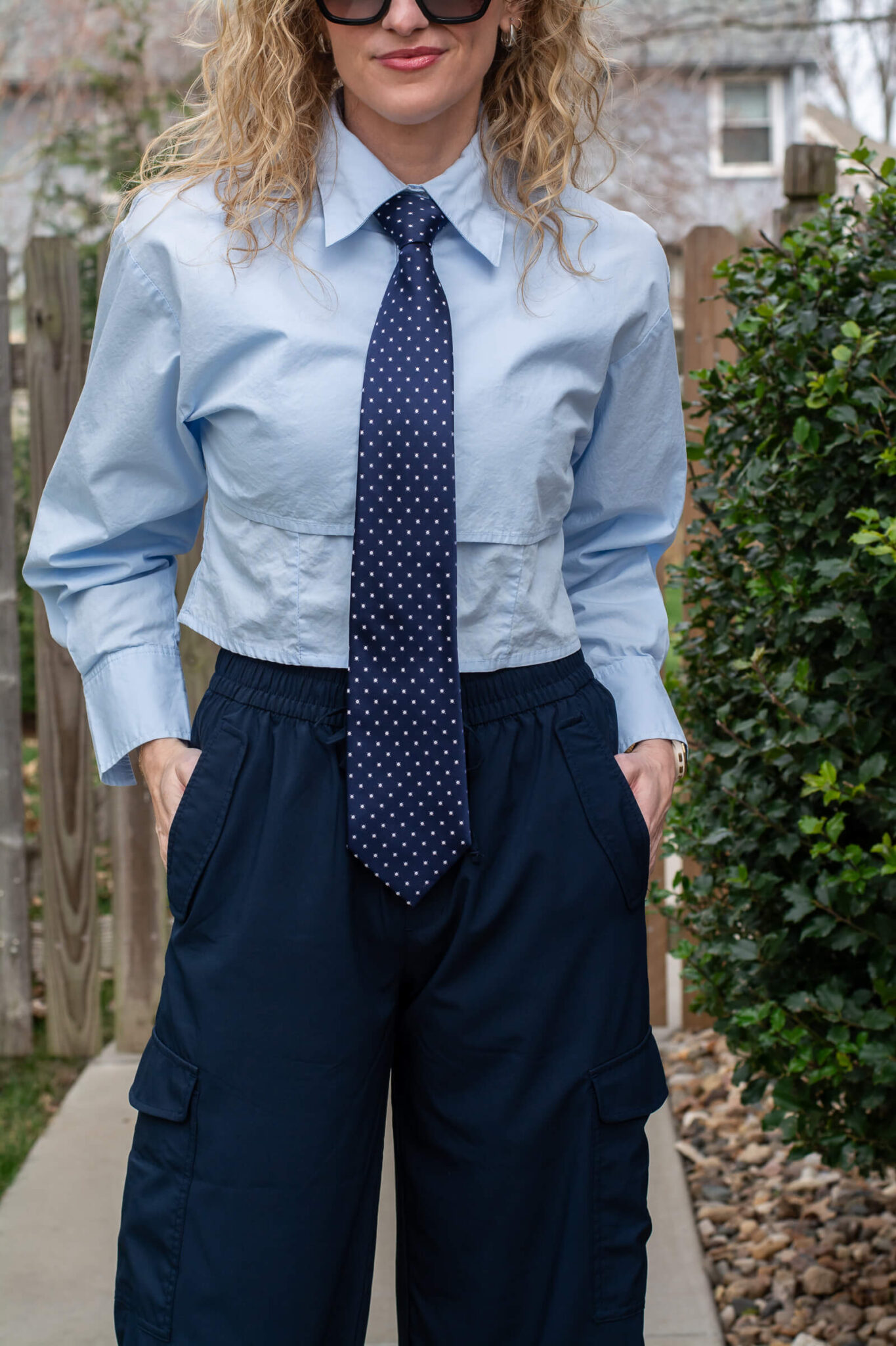 T-band Sneakers in Navy